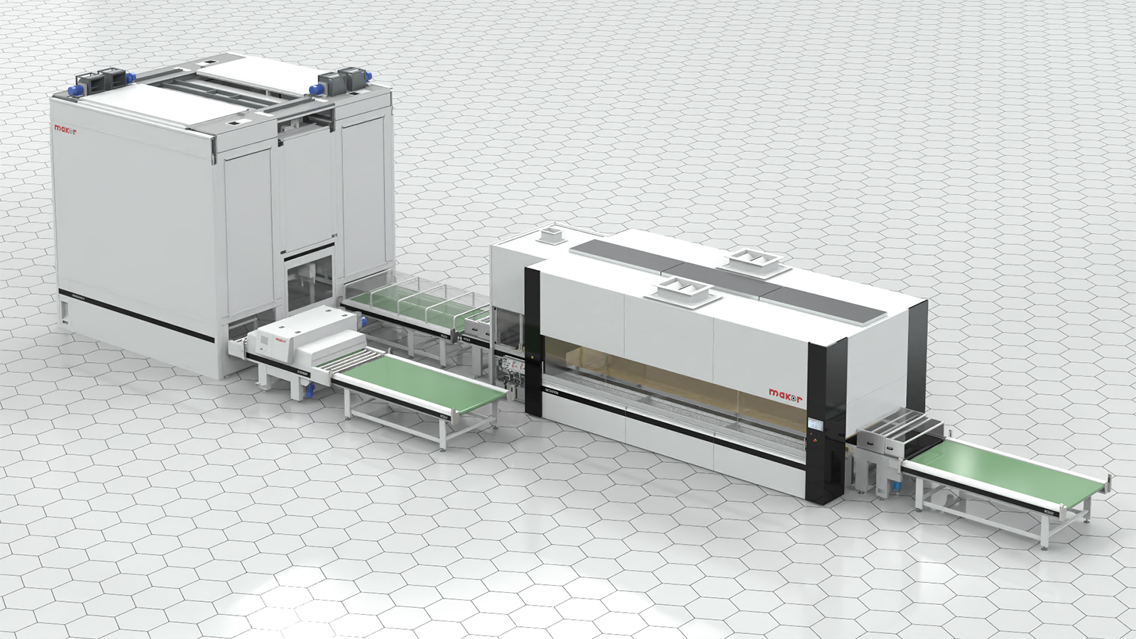 Благодарение на своята гъвкавост и универсалност, FlexiOven е идеалният избор за нашата серия „Evolution“ от 5-осови роботизирани пръскачки. С възможност за обработка на детайли с височина до 300 мм, FlexiOven работи в съчетание с универсалността на роботизираните пръскачки от серията „Makor Evolution“.